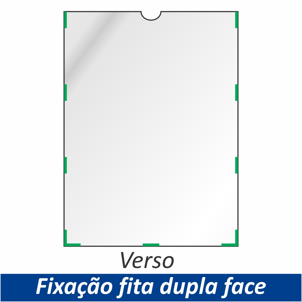 Display PETG A4 - Dupla Face